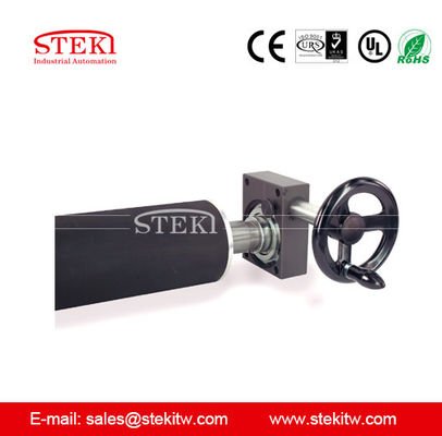 STEKI Zwarte rubber rollen 100 mm schachtdiameter perfect voor transportsystemen