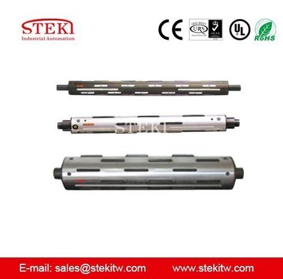 Zwarte oxide bedekte STEKI 2024 3&quot; glijdend type Luchtschachten Aluminium lichaam 30 mm Vierkant Einden L1 1600 mm L3 1920