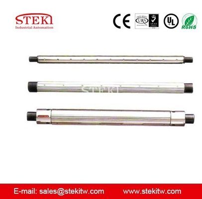 Zwarte oxide bedekte STEKI 2024 3&quot; glijdend type Luchtschachten Aluminium lichaam 30 mm Vierkant Einden L1 1600 mm L3 1920
